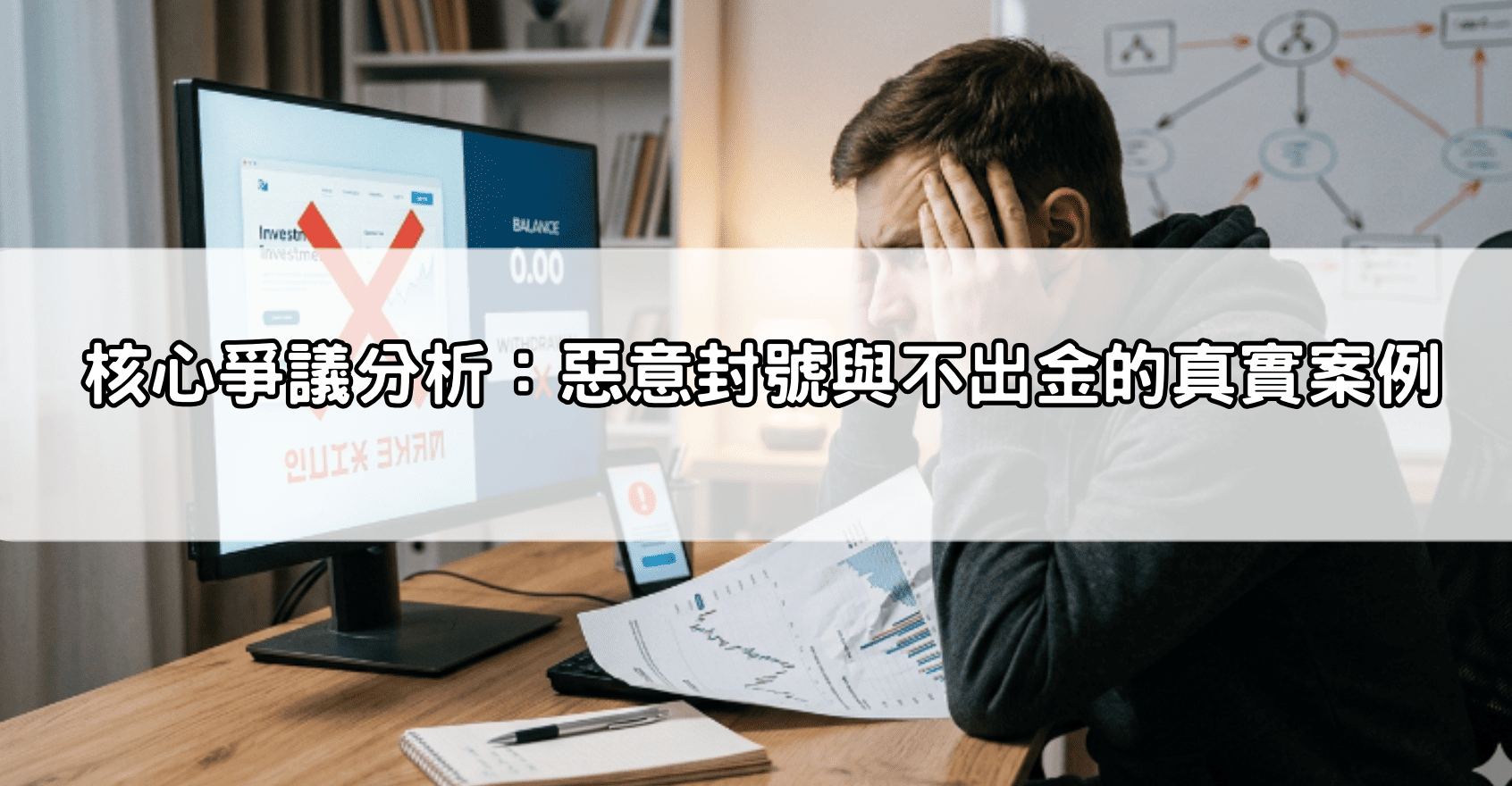 核心爭議分析：惡意封號與不出金的真實案例